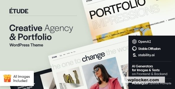 Etude v1.0 - Creative Agency & Portfolio WordPress Theme