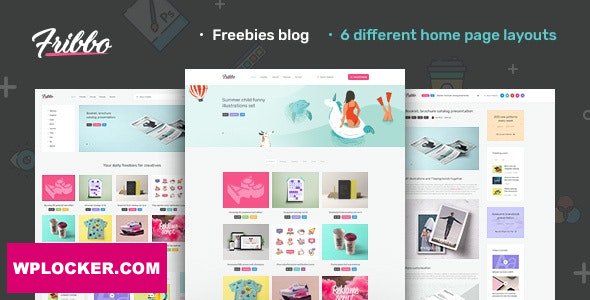 Fribbo v1.0.8 - Freebies Blog WordPress Theme