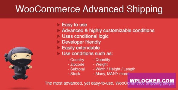 WooCommerce Advanced Shipping v1.1.3