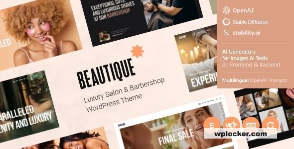 Beautique v1.0 - Luxury Salon & Barbershop WordPress Theme