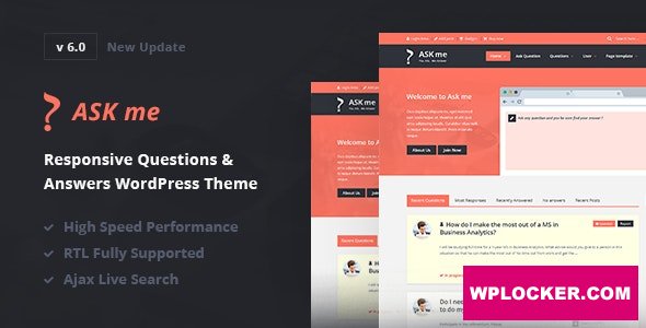 Ask Me v6.9.8 - Responsive Questions & Answers WordPress