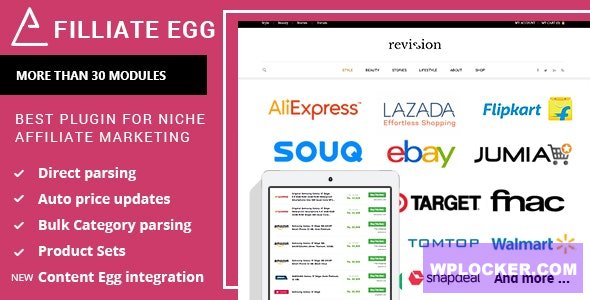 Affiliate Egg v10.9.9 - Niche Affiliate Marketing Wordpress Plugin