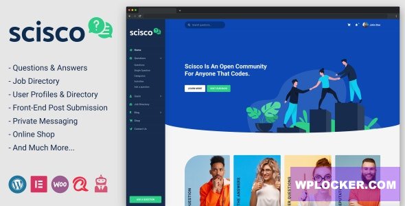 Scisco v1.5.2 - Questions and Answers WordPress Theme
