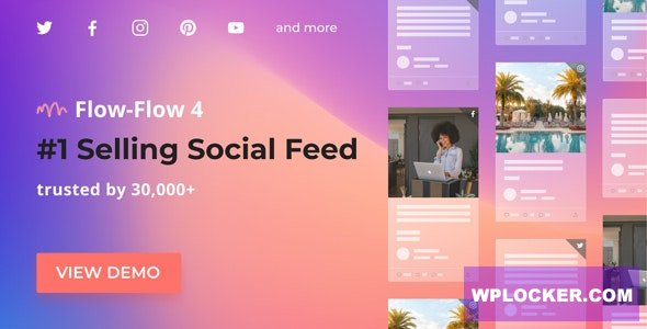 Flow-Flow v4.9.7 - WordPress Social Stream Plugin