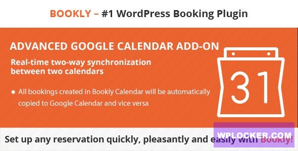 Bookly Advanced Google Calendar (Add-on) v2.3