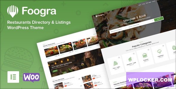 Foogra v1.0.20 - Restaurants Directory & Listings WordPress Theme