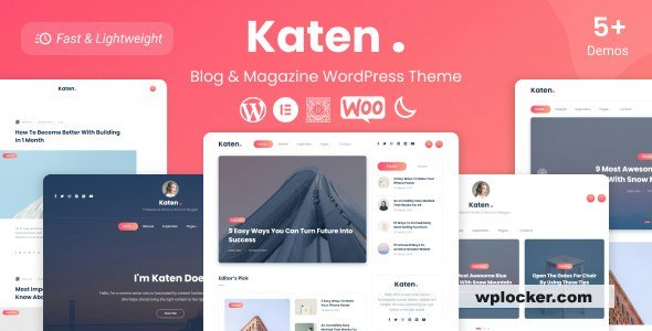 Katen v1.0.7 - Blog & Magazine WordPress Theme