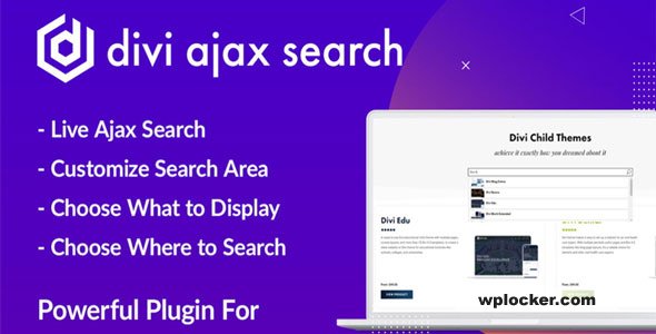 Divi Ajax Search v1.1.3