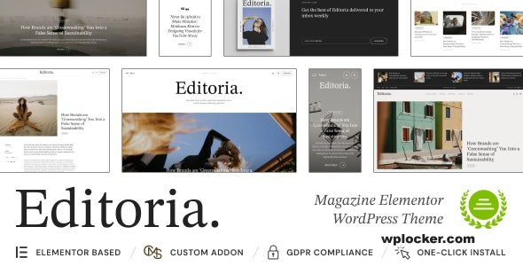 Editoria v1.0.2 - Newspaper & Magazine WordPress Theme