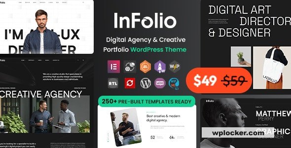 Infolio v1.0.0 - Digital Agency & Creative Portfolio WordPress Elementor Theme